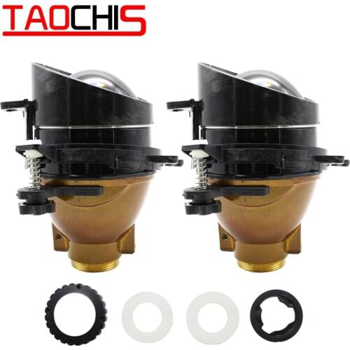 TAOCHIS 12V 35w 55w 3.0 inches Bi xenon lens blue film glass Fog light LED H11 lamps for Toyota Lexus Peugeot Suzuki CITROEN