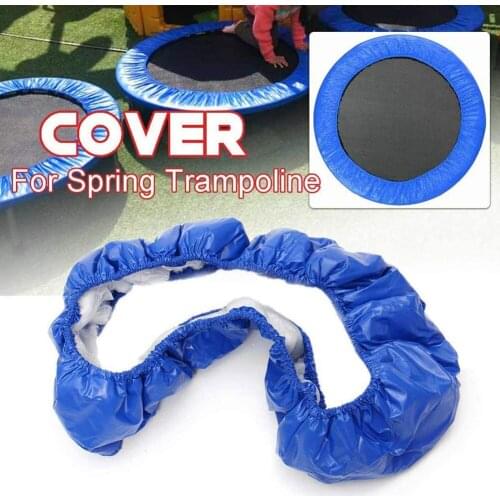 Trampoline Protection Cover Durable Oxford Cloth Sport Trampoline Cover Protector with Sturdy Mounting Belt for Children