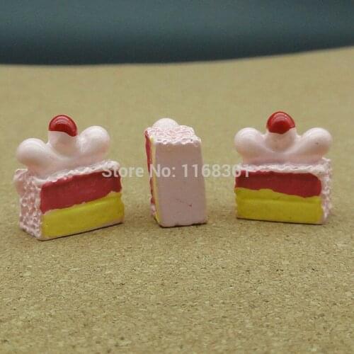 1pcs/lot resin light pink Icecream Cake 16mm Cabochons Scrapbooking Hair Bow Center Card Frame Making Craft DIY B007-8