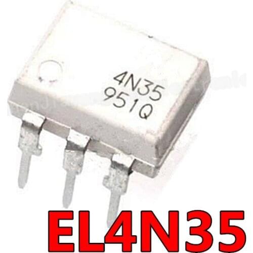 10PCS 4N35 DIP6 EL4N35 DIP photoelectric coupler new and original