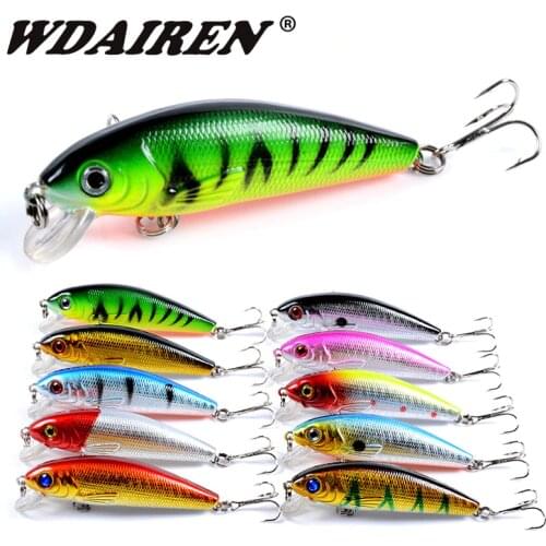 10pcs/lot Almighty Mixed Fishing Lure Bait Set Wobbler Crankbaits Swimbait Minnow Hard Baits Spiners Carp Fishing Tackle
