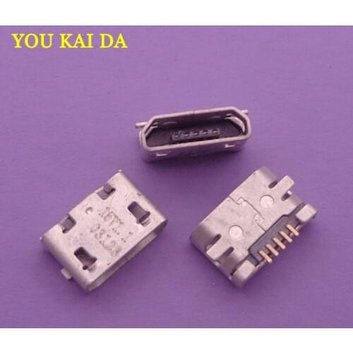 100pcs Charge port micro mini usb jack socket Connector for Nokia 207 208 220 Dual SIM 230 Asha 500 503 710 Lumia Cell Phones