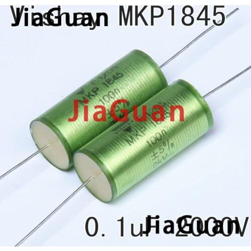 2PCS NEW VISHAY ERO MKP1845 0.1UF 2000V 19X42.5MM 5% axial film capacitor 104/2000V HiFi audio MKP 1845 104 2KV