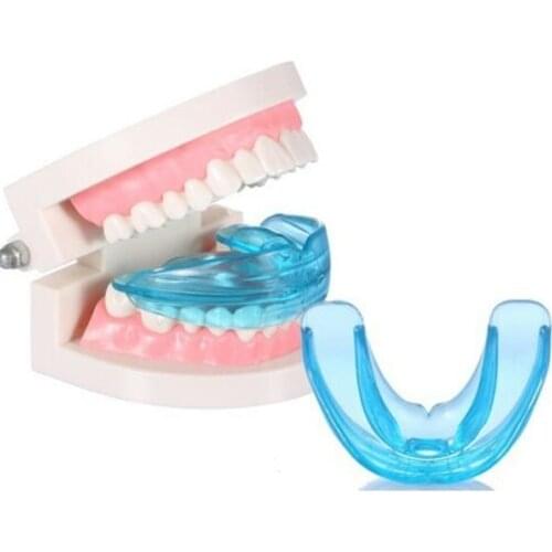 2pcs Teeth Corrector Dental Silicone Bruxism Mouth Guard Teeth Straightener Orthodontic Braces Tooth Retainer Straighten
