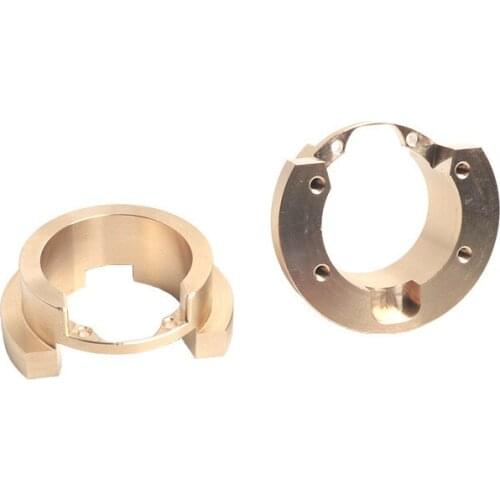 2pcs TRX4 Brass Counterweight Balance Weight Portal Drive Housing for 1/10 RC Crawler Car Traxxas TRX-4 Parts