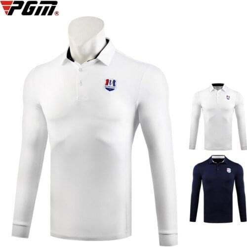 2020 Mens Long-sleeved T-shirt Windproof Sports Golf Clothing Breathable Muscle Sportswear Shirts M-XXL D0834