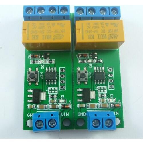CE032*2 1-5000s Delay 0.1s 5-12V DC Motor Forward Reverse Time controller Relay Module for Electric trolley toy