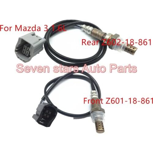 1 Set Oxygen Sensor/ O2 Sensor for Mazda 3 1.6 L Front & Rear Z601-18-861 & Z602-18-861