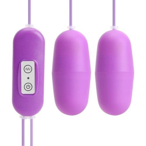 Dual Vibrator Egg Sex toys for woman female 12 Frequency Bullet shop Clitoris stimulator USB Vibromasseur Adult Product