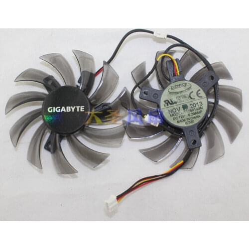 Everflow T128010SM 17.22 18.33 32.11 DC 12V 0.20A Dia. 75mm C.T.C 39mm Server Frameless Cooling Fan