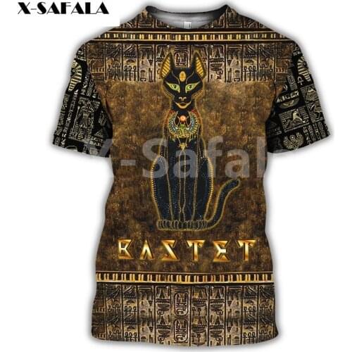 God Egypt Anubis Horus Eyes Tattoo Summer Fashion Men Women 3D All 2 Over Printed T Shirts Unisex Harajuku Shirt Casual Tee