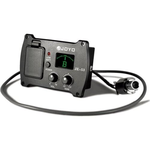 JOYO JE-53 EQ Guitar Parts 2 In 1 Equalizer and Tuner Professional Acoustic Guitarra Preamp Equalizer Pickup Guitar Accessories