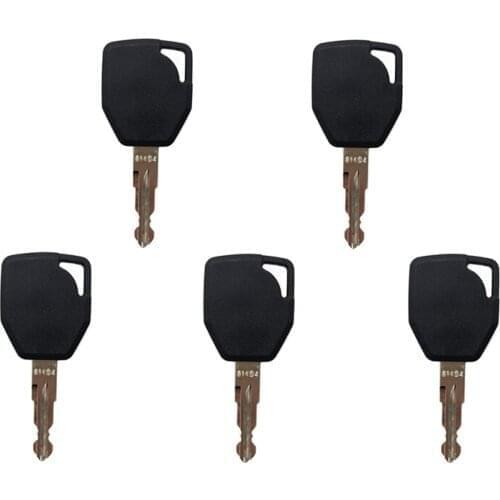 5 Pcs Ignition Key 81404 Fit For Terex JCB Fermec Backhoe Start Switch Heavy Equipment Free Shipping
