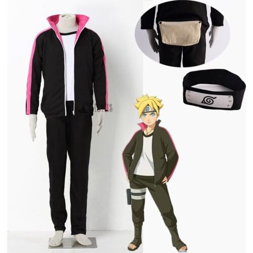 Athemis Anime BORUTO THE MOVIE Uzumaki Cosplay Costume Kids Adult Plus Size For Halloween Christmas Game Party