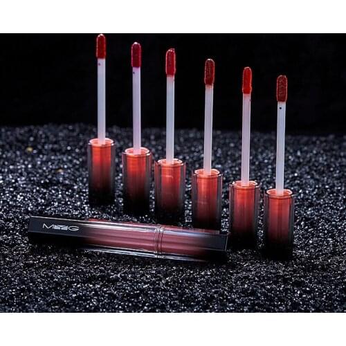 MYG High-end Matte Lip Gloss Red Waterproof Sexy Velvet Orange Lip Gloss Lips Makeup