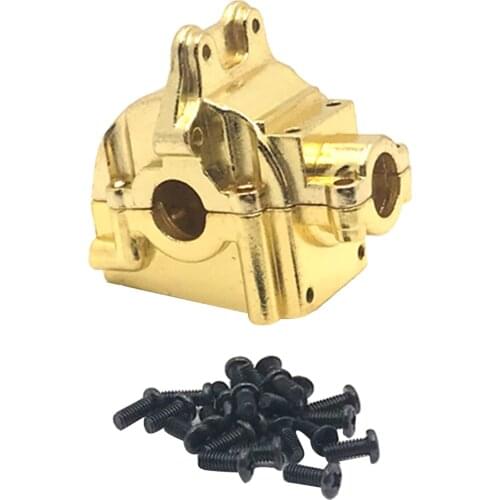 1 Set Upgrade Metal Upper Lower Housing Cover Set + Screws for WLTOYS 144001, 1/14 RC Car Buggy Parts