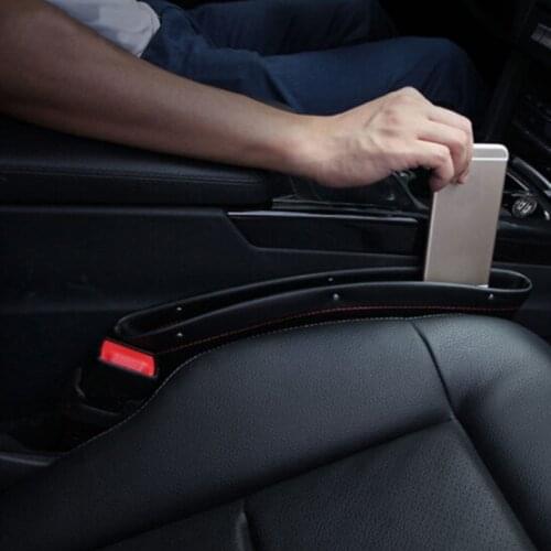 New 1pcs Car Seat Organizer Slit Gap Pocket Storage Box for Volkswagen VW Golf 4 6 7 GTI Tiguan Passat B5 B6 B7 CC Jetta Polo