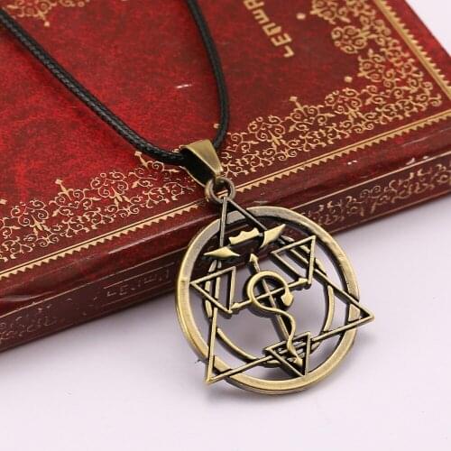 Hot Cartoon Fullmetal Alchemist Pendant&Necklace High Quality Personality Jewelry Christmas Gift