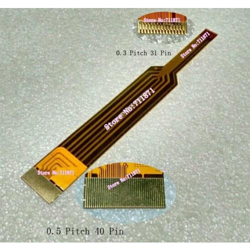 Gold plated Type B 0.3 Pitch 31P 0.5 Pitch 40P FPC Cable Line 150mm 40P to 31P Flexible Printed Circuit 40Pin to 31P 40P to 31P