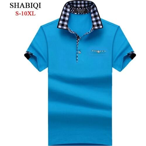 SHABIQI Short Sleeve Polos For Men