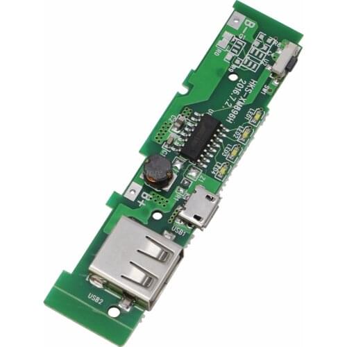 USB 5V 2A Mobile Phone Power Bank Charger PCB Board Module For 18650 Battery Dropship