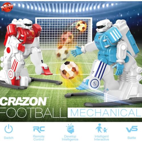 Funny Parent-Child Interaction Kids Toy 2.4G 30MINS Simulation Remote Control Mini Game Battle Football Soccer RC Robot Toy