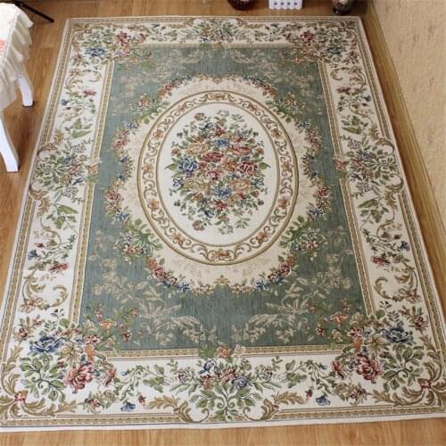 140x200cm Pastoral European Style Carpet For Living Room Home Bedroom Modern Rugs Flower Coffee Table Floor Mats Clearance Sale