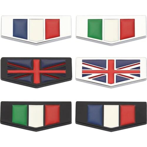 CAMARO Car Sticker Italy Germany France England Flag Badge Emblem Decals for Chevrolet Chevy Camaro Cruze Bumblebee Captiva Aveo