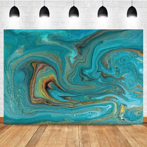 Laeacco Green Abstract Gold Powder Art Background Home Decor Birthday Backdrop Photographic Photo Background For Photo Studio