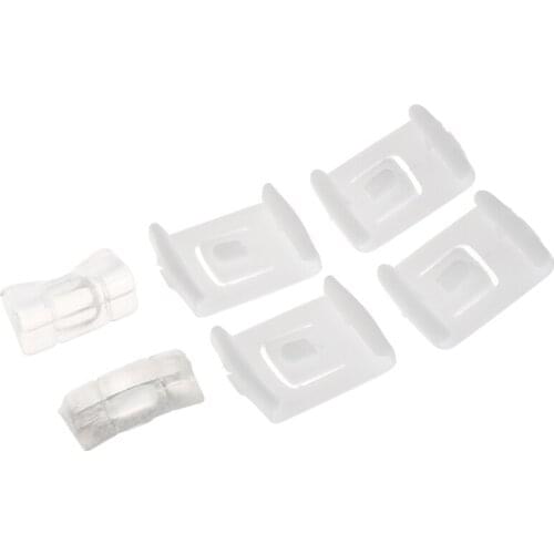 6pcs siut Seat buckle Clip Runner Guide 435881203A C10 For GOLF MK1 MK2 MK3