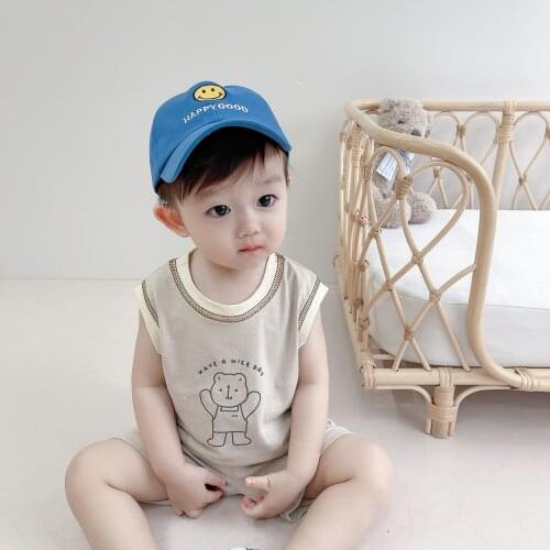 Baby short sleeve shorts summer thin two piece newborn summer suit