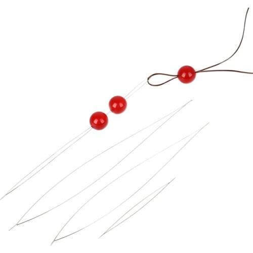 NEW Open Beaded Needle Central Wear Pearl Stainless Steel Needles Handmade Necklace Pendant Bracelets Pins Jewelry Accessories