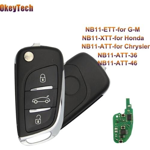 OkeyTech 5pcs/lot NB11 KD Multi-functional Universal Remote Control Key NB-Series For KD900 KD900+ URG200 Key Programmer KEYDIY