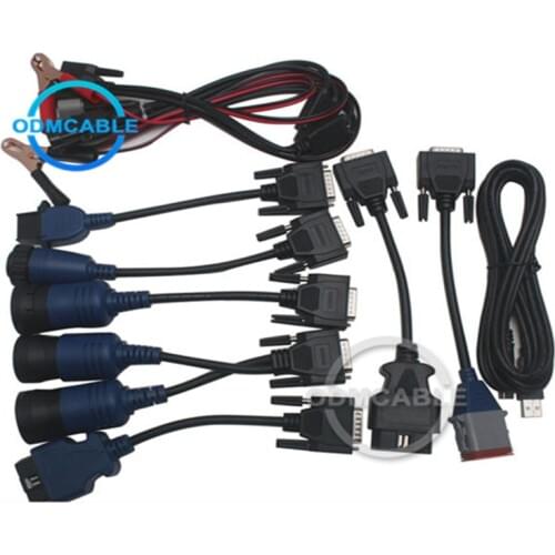 Full Set Cables for xtruck USB Link obd II adapter cable Y deutsch cable