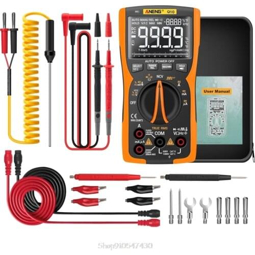 Q10 Digital Multimeter 9999 Counts LCR Meter True RMS Analog DIY Transistor Capacitor NCV Tester Professional Tester N10 20