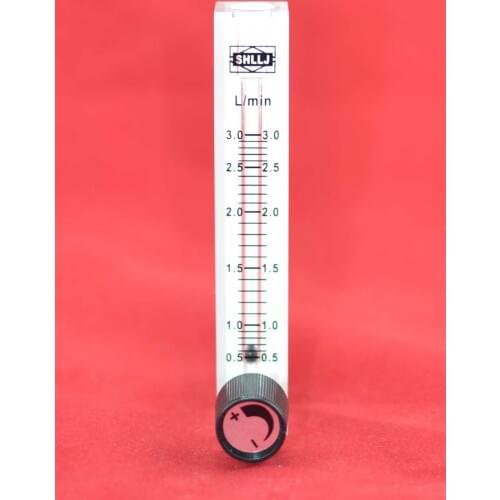 LZQ-7 1-3LPM air flow meter (H=120mm gas flow meter)with control valve for Oxygen conectrator ,it can adjust flow