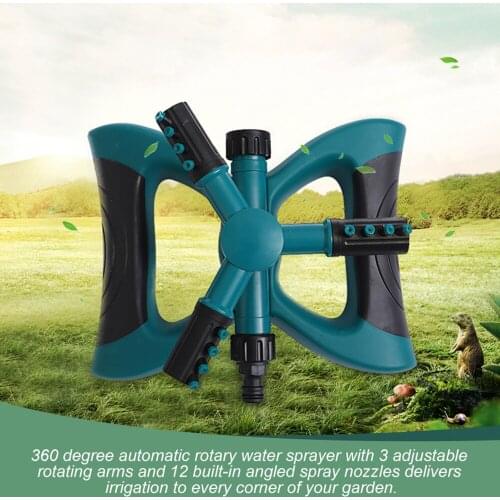 360 Degree Rotating Sprinkler Irrigation Sprayer Adjustable Spraying Angle And Distance Gardening Tools for Garden Lawn Yard