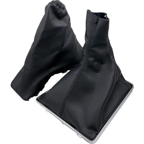 For Opel ASTRA H Gear Shift Knob Gaiter Boot Cover Case Lever Shifter Handbrake Parking Hand Brake Boot Car Styling Accessories