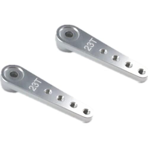 2Pcs/Lot CNC Aluminum Alloy Servo Arm 1.25-2.5Inch for Futaba Sanwan Servos,23T