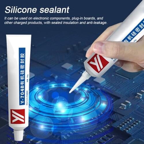 Silicone Sealant Fast Dry Glue Waterproof High Temperature Resistant Electronic Glue for Circuit Board D1