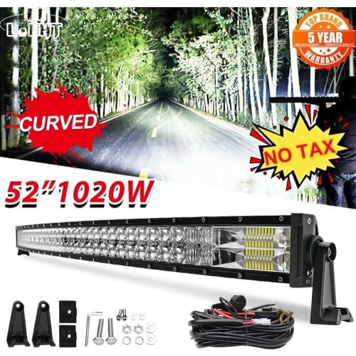 CO LIGHT 2 Row Led Light Bar Offroad 52" 1020W Combo Led Bar For UAZ ATV Trucks Niva 4x4 12V 24V Led Driving Work Barra Lights
