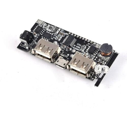 Power Bank 18650 Battery Charger Module Dual USB 5V 1A 5V 2.1A Output Micro USB 5V Input LCD Display Indicator for Smartphone