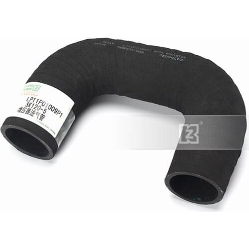 For excavator parts Kobelco SK120-5 turbocharger intake pipe engine rubber hose LP11P01009P1