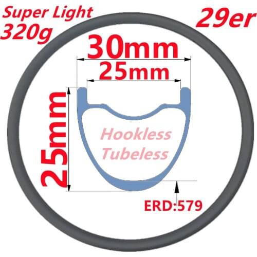 Factory Sell Cheap Carbon MTB Wheel Rim High Quality 29er Carbon Wheels Rim Super Light MTB Bicycle Wheel Rims