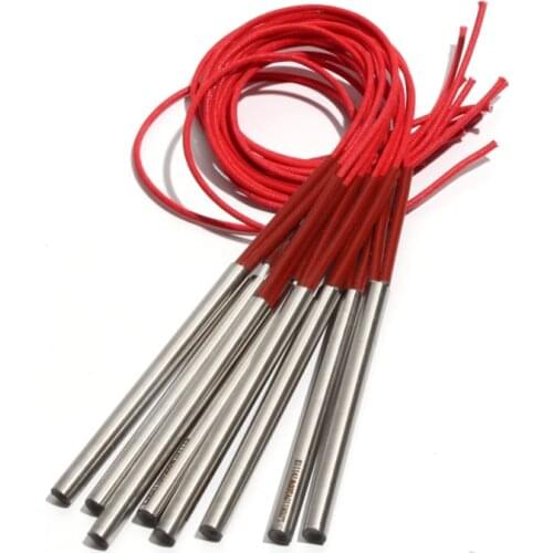 10PCS 11mm 120~135mm 201SUS Cartridge Heater 110V/220V/380V Cylindrical Pipe 330W/340W/350W/360W/370W Electric Heating Element