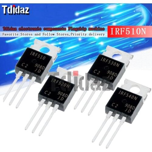 10PCS LM317T IRF3205 E13009-2 IRF510N IRF520N IRF530N IRF540N IRF640N IRF740 IRF840 IRL520 IRL530 IRL540 TO220 TO-220 Transistor
