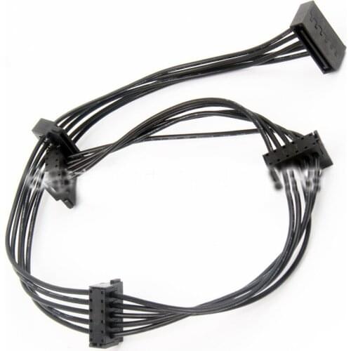 4-pin IDE 1 To 5 SATA 15-pin Hard Drive Power Distributor Cable Suitable For DIY PC Server 4-pin To 15-pin Power Supply 50 Cm