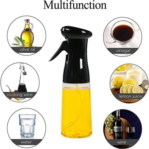 210 ML Oil Spray Bottle for Cooking BBQ Cooking Sprayer for Cooking Baking Roasting Grilling Barbecue Salad Frying Kitchen 2021