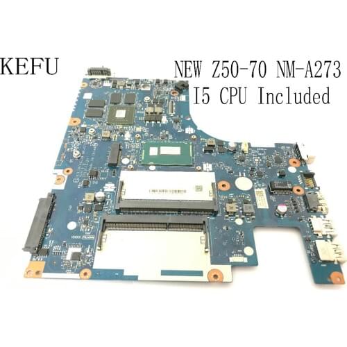 FAST DELIVERY. AVAILABLE. NEW ITEM,ACLUA/ ACLUB NM-A273 laptop Motherboard For LENOVO Z50-70 NOTEBOOK , I5 PROCESSOR ,840M 2GB