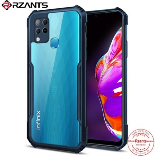 Rzants For Infinix Hot 10S Infinix Hot 10 Play Hot 10 Lite Soft Casing Camera Protection Small Hole Case Phone Clear Hard Cover